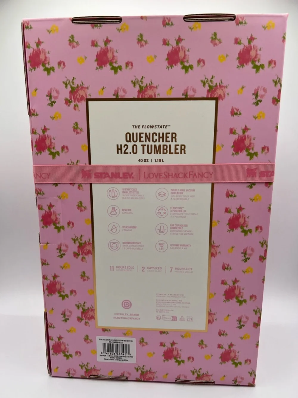 NIB Stanley x Loveshack Fancy Ibiza Sunset 40oz Tumbler - Picture 9 of 10